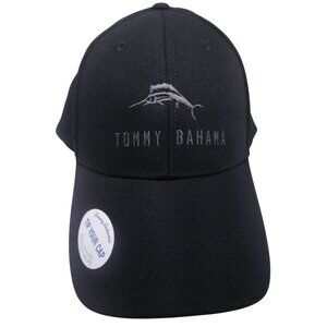 Tommy Bahama Live TheIsland Life Cap Men's Black One‎ Size